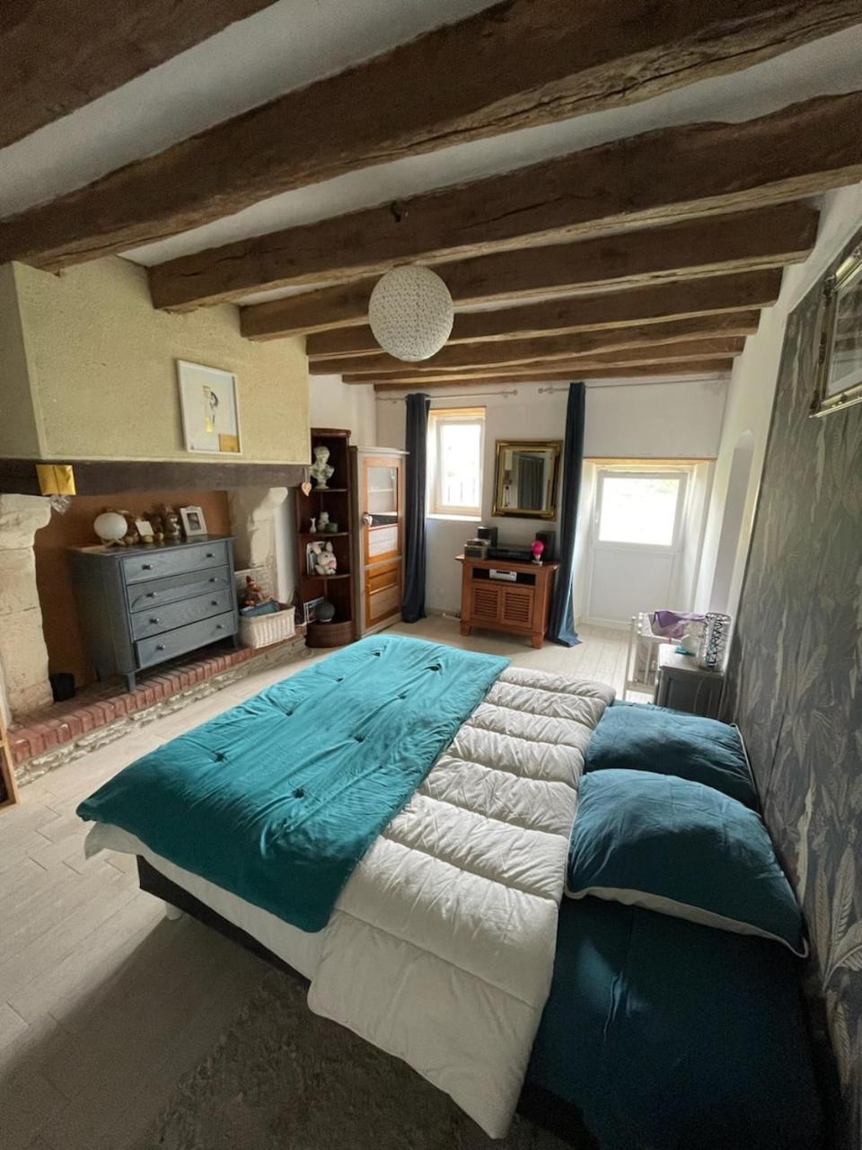 Le Doux Refuge Berceen Au Calme De Sa Campagne Pres Circuit Mans Sud, Grand Lit Avec Berceau Et Possibilite Lit Pliant En Rajout Marigne-Laille المظهر الخارجي الصورة